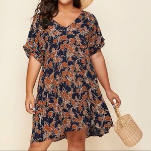 Layered ruffle dress